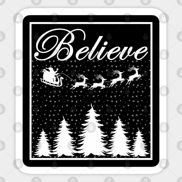 Believe Sticker by Sham